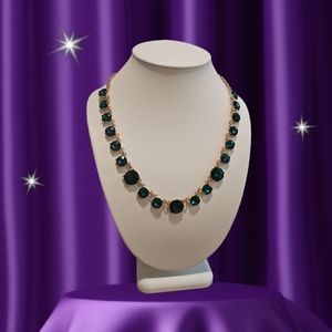 Anna & Ava Long Gold Toned Statement Necklace.